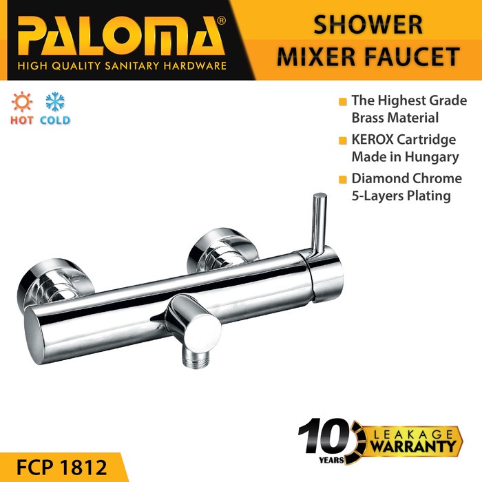 PALOMA FCP 1812 Keran Mixer Shower Mandi Panas Dingin Kran Air