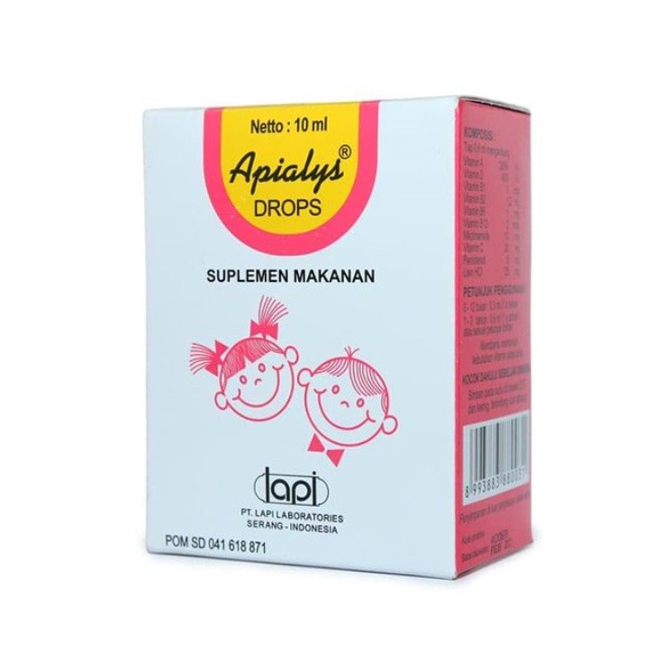 Apialys Drops / Apialis Drop / Multi Vitamin Tetes / Vitamin untuk bayi