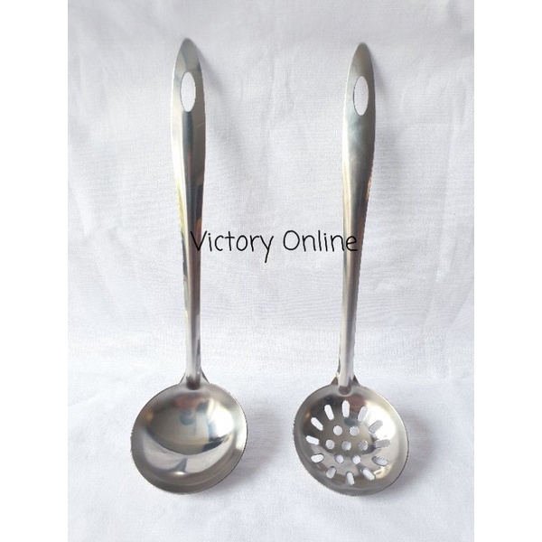Sendok Sop Stainless Steel, Sendok Sop Lubang Soup Ladle, Sendok Hot Pot