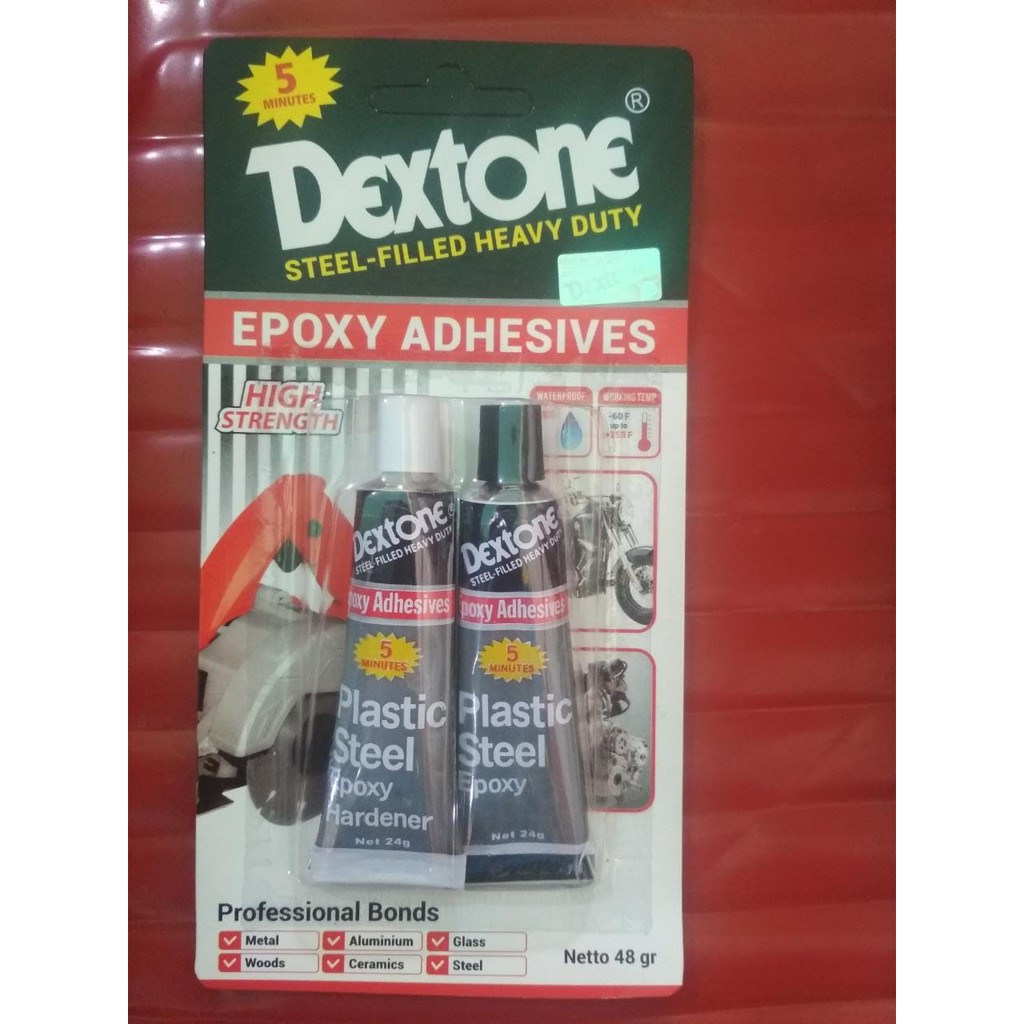 

DEXTONE 5 MENIT Lem Besi/DEXTONE LEM EPOXY / LEM CAMPUR / BESI / SERBAGUNA Dextone 48g/ 48 gram