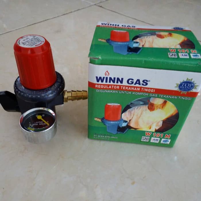 Regulator Winn gas 181M tekanan tinggi regulator nasi goreng kompor jos regulator winn jos winngas