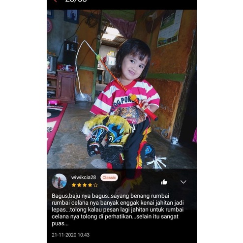 jaranan anak anak jaranan kepang senterewe jaranan anak SD kuda lumping kaos reog Cambuk pecut ana