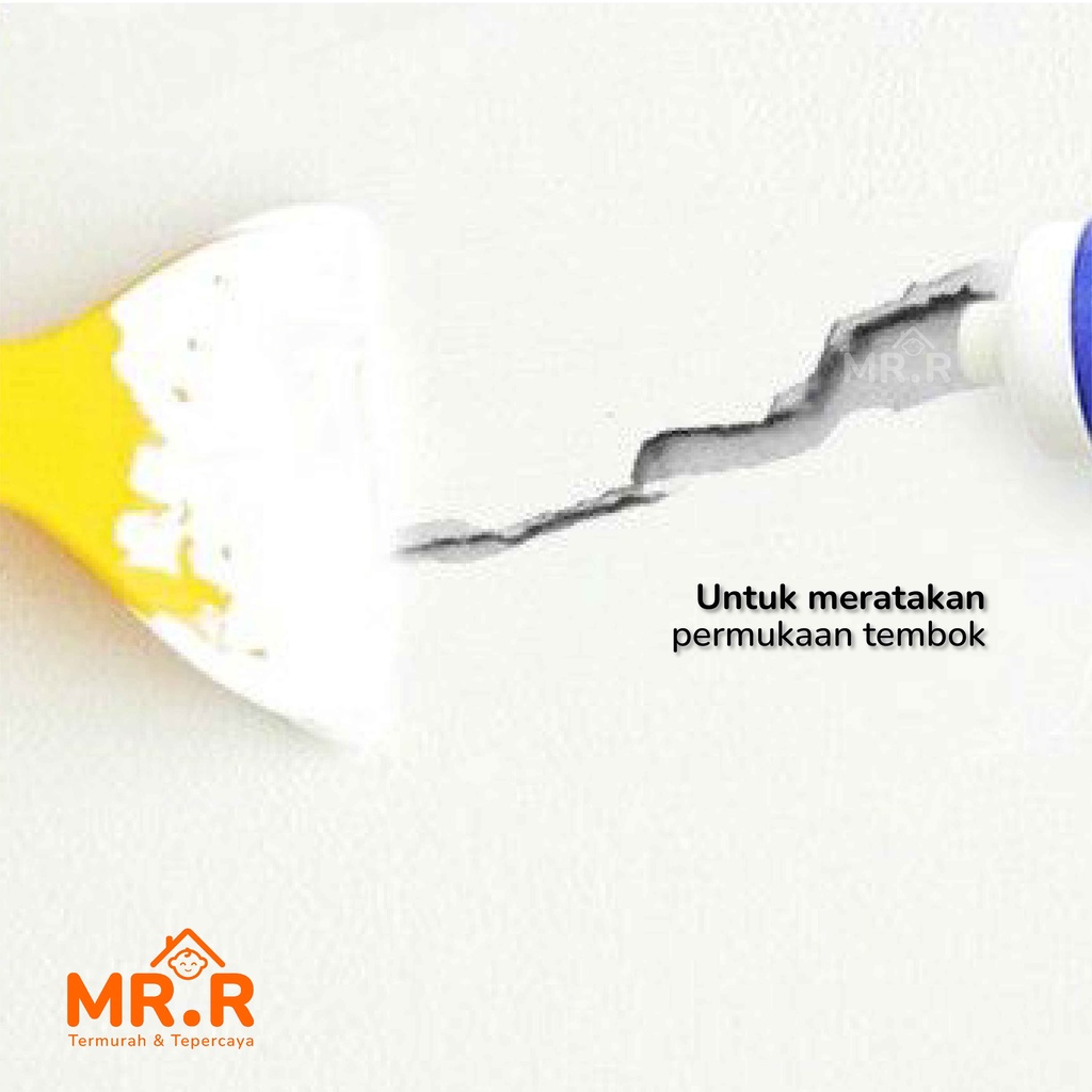 Dempul Tembok Krim Penambal Dinding Wall Repair Pasta Dempul Cream Penutup Dinding Waterproof 3 in 1