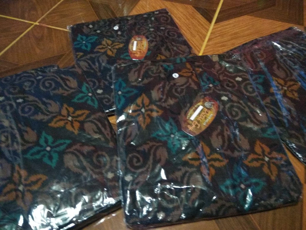 Tunic Ziggy Tali Bunga Zigzag Lawasan Tunic Batik Sogan Seragam Kantor Kerja Solo Jumbo Ld 120 Xxxl