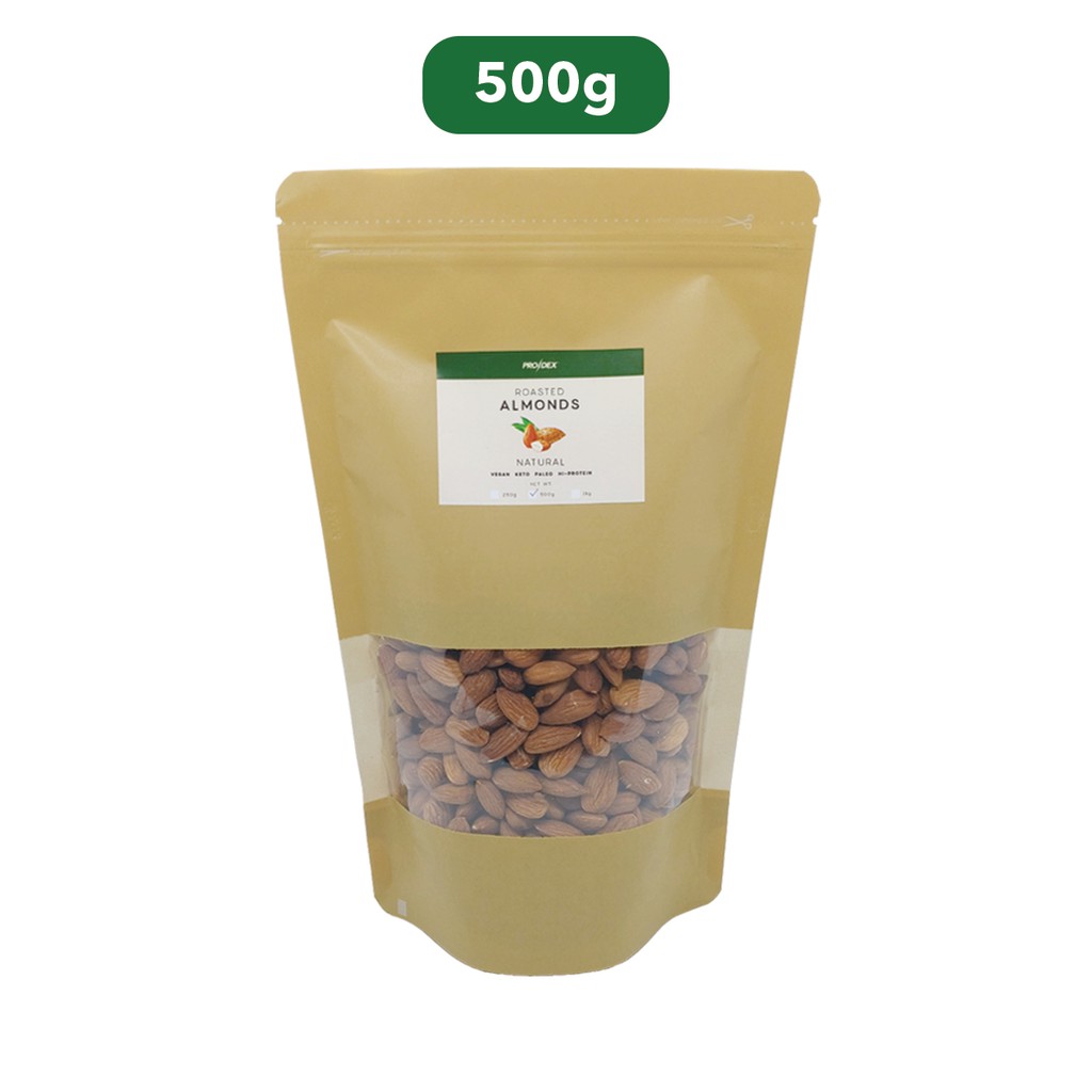 

Prodex Roasted Almonds / Almond Panggang 500g - Diet, Cemilan, Healthy, Snack, Kacang, Makanan Sehat