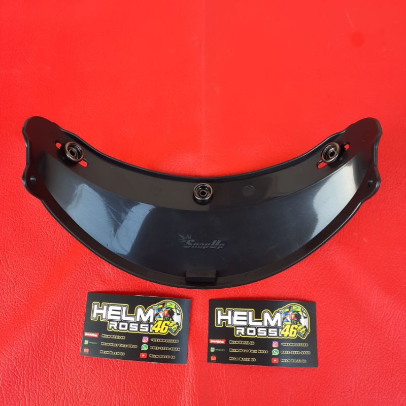 PET Helm Bogo Pendek Hitam RETRO TOPI KLASIK Vespa Matic Classic