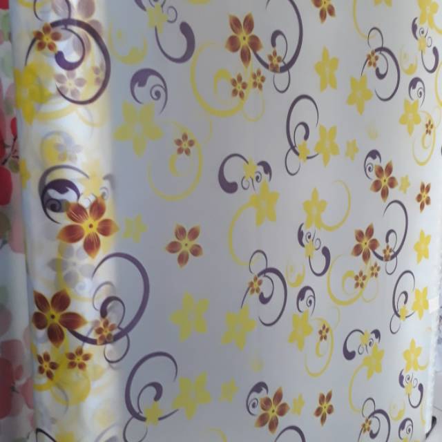 Sticker kaca sticker kaca film sticker kaca sanblast sticker kaca motif bunga bintang kuning langka