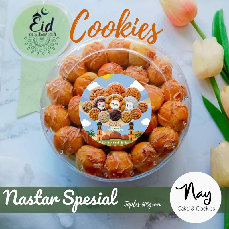 

KUE KERING NASTAR 13 Varian Cookies Lebaran NAY COOKIES