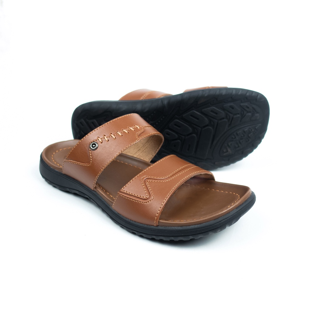 Sandal Kulit Pria Dewasa Original Model Terbaru High Adv BR 03