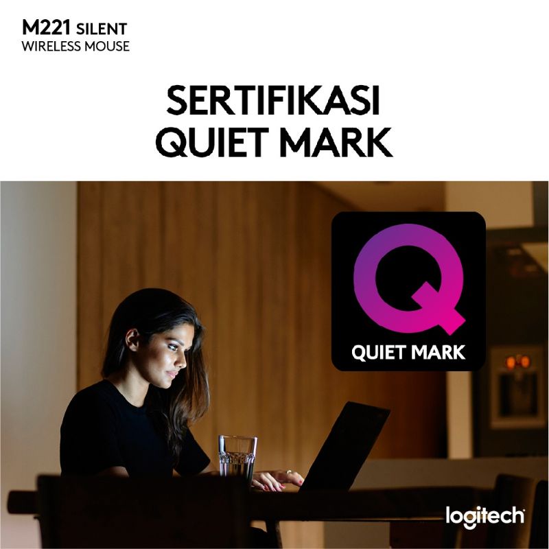 Mouse Logitech M221 Silent Wireless