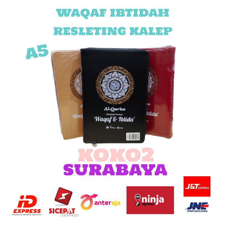 ALQURAN WAQAF IBTIDAH RESLETING KALEP UKURAN A5 - SUARA AGUNG