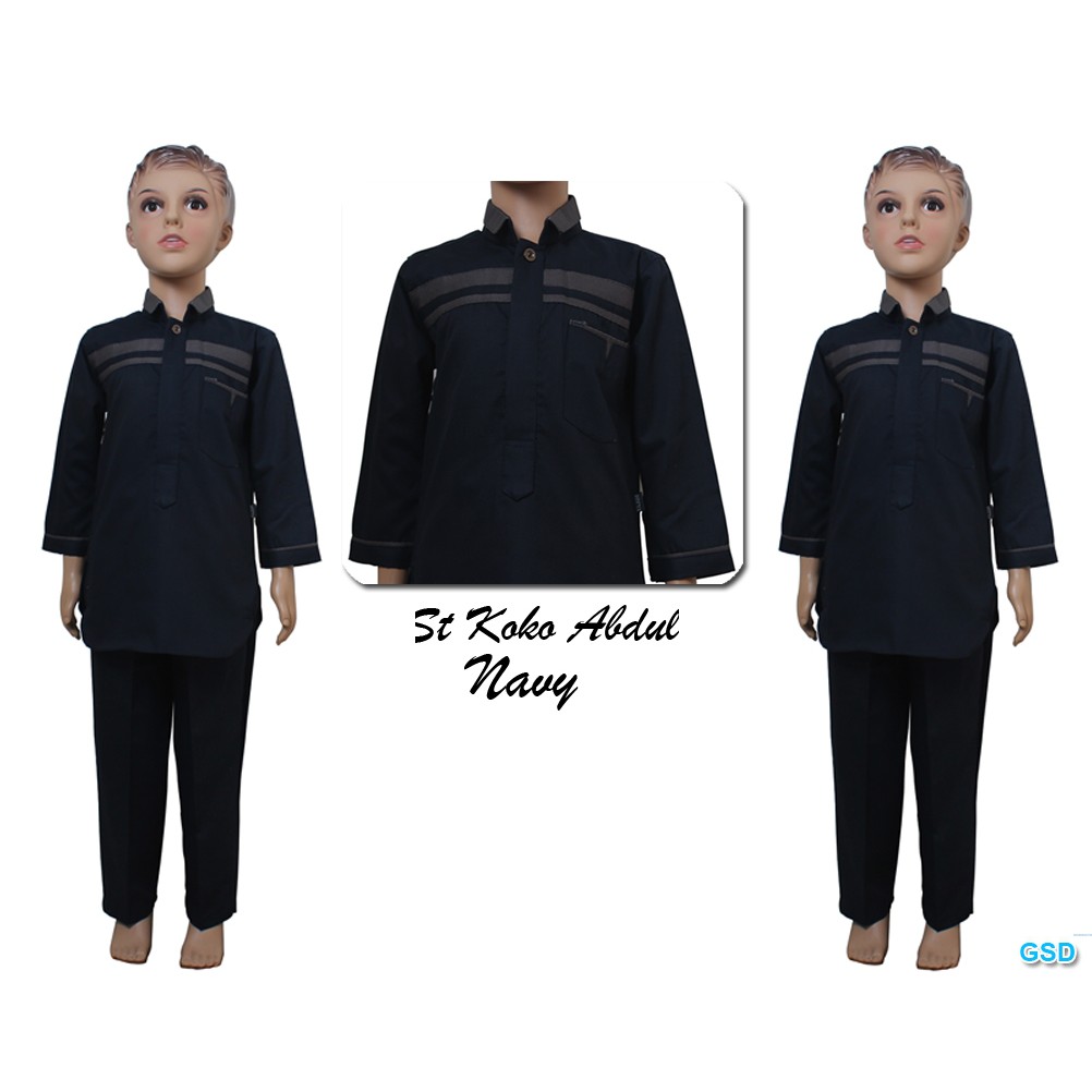 Set koko Abdul/ Baju Koko Katun/Baju Dan Celana Anak Laki Laki Terbaru