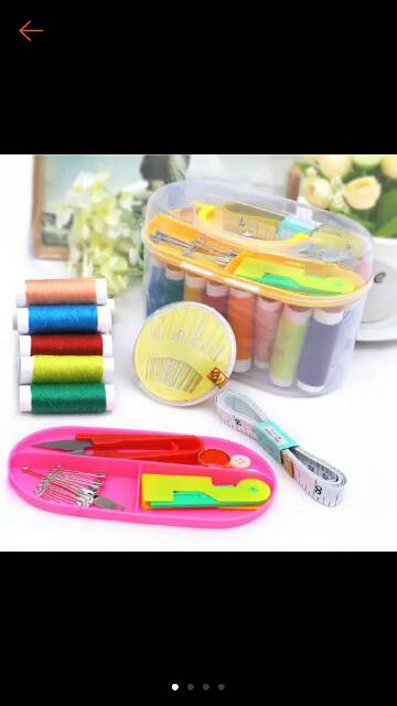 Alat Set Jahit Sewing Box Kemasan Kotak