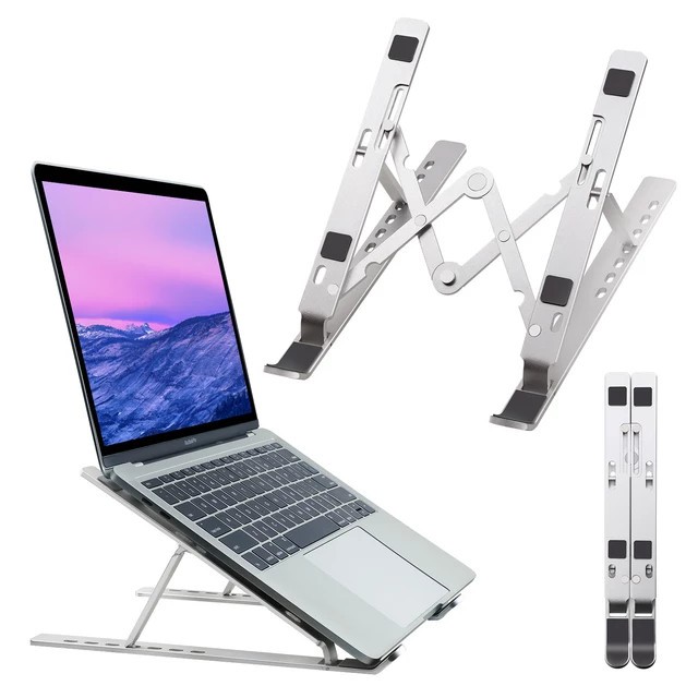 Docooler Laptop Stand Lipat Aluminium Foldable Adjustable