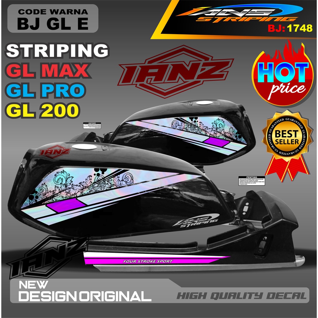 STRIPING GL VARIASI HOLOGRAM  /  STIKER GL MAX VARIASI HOLOGRAM / STIKER HOLOGRAM