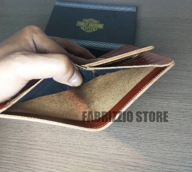 dompet pria model berdiri kulit sapi