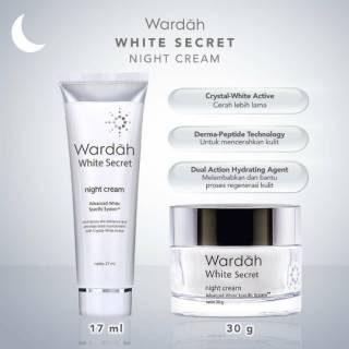 Wardah white secret night cream tube | Shopee Indonesia