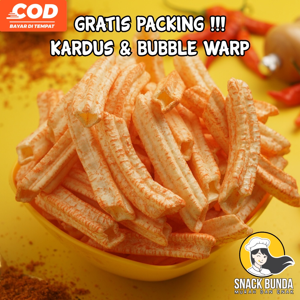 

stik kentang keju 125 gram snack cemilan camilan makanan ringan kiloan