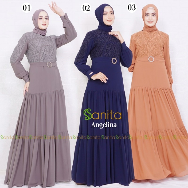 Anggelina  Dress ori by Sanita