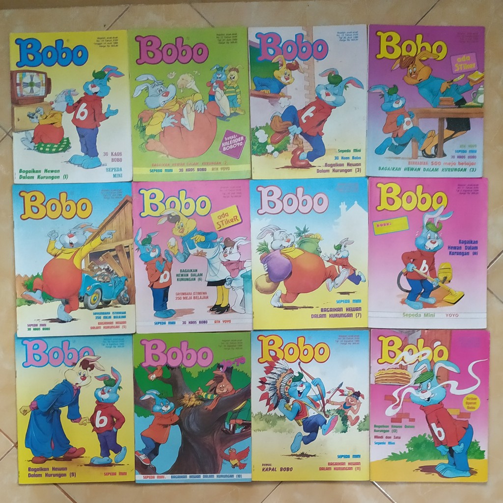 Majalah Bobo Jadul Tahun 1990 Sisipan Bagaikan Hewan dalam kurungan