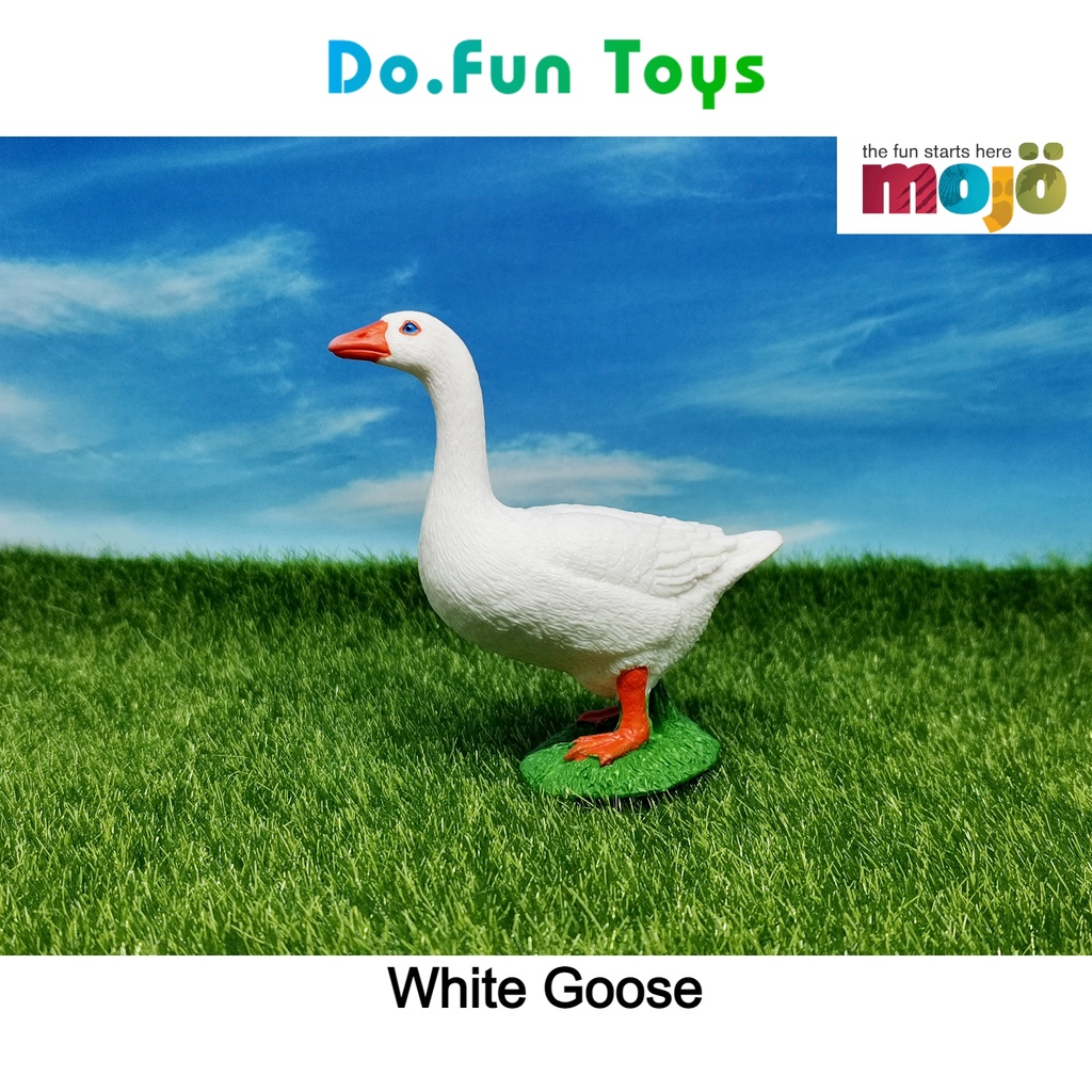 MOJO Animal Figurine | GOOSE / Mainan Miniatur Binatang Angsa
