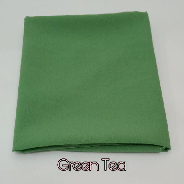 Pashmina Diamond/ Pashmina Polos Isabella/ Pasmina Sabyan Murah 175x75-Green Tea