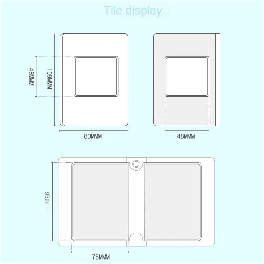 NEEDWAY Album Foto Kartun Cinnamoroll Kuromi Buku Kartu Penyimpanan Mini My Melody Card Binder