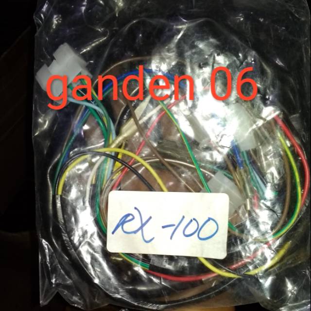 New Old Stock Yamaha Rx100 Rx 100 Set Wire Loom Wiring Harness