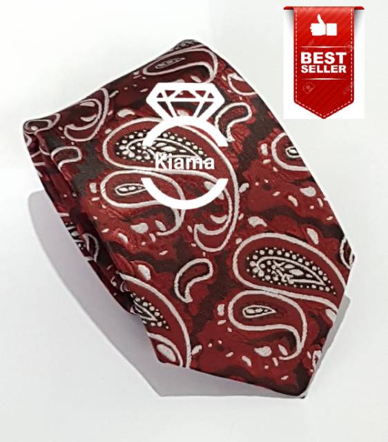 Batik Dasi Long tie Dasi Coklat