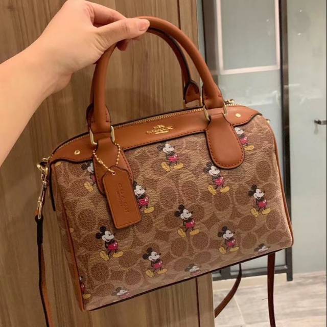 Tas selempang wanita Coach Bennett Satchel Mickey Small 27024/tate bag wanita