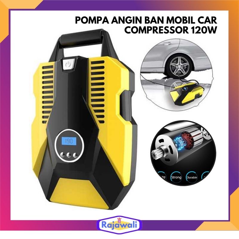 EAFC Inflator Pompa Angin Ban Mobil Car Compressor 120W