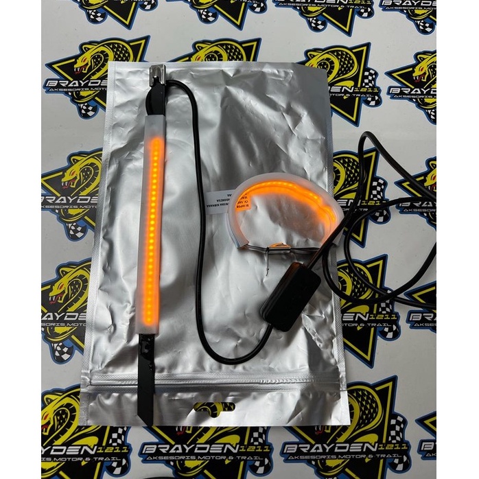Lampu Led Strip Flexible Shock Motor 2 Tone / Lampu Shok Breaker Motor / Lampu sein Melingkar/Lampu 