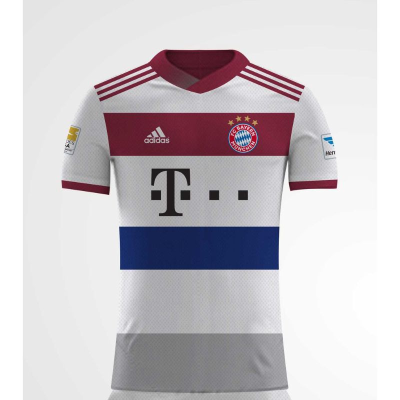 Jersey Bayern Munchen Away 2014 2015 Free Nicknam