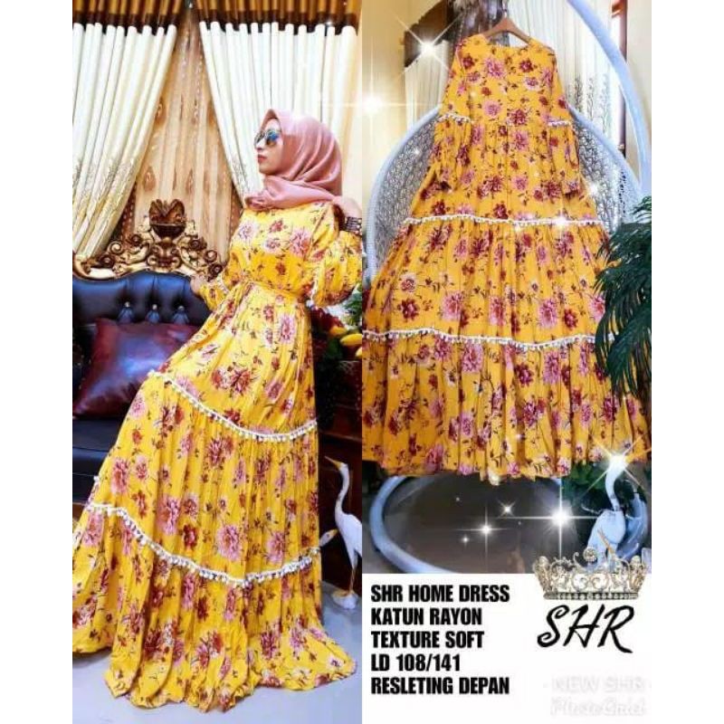HOME DRESS by SHR | Maxi Dress | Dress Jumbo