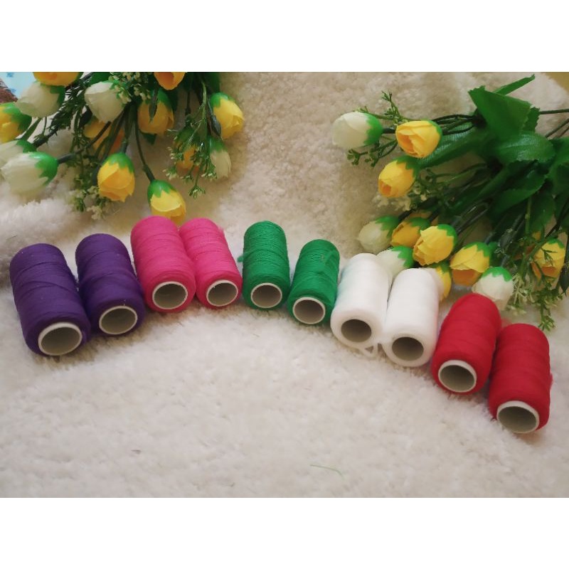 Benang QQ kain stoking bahan bunga stocking warna warni/Benang kuat nylon stoking flower tebal Murah / bahan kain stoking bunga/ benang / kain bahan bunga stoking murah promo