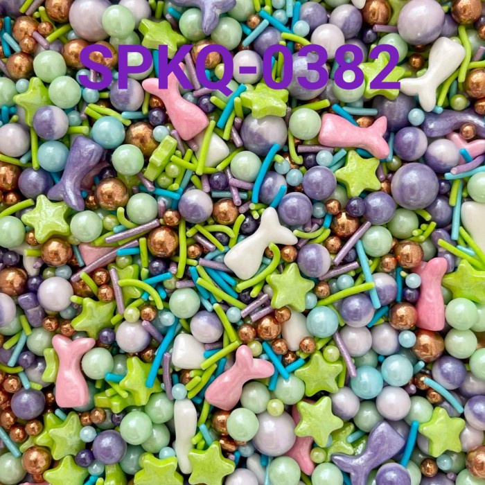 

SPKQ-0382 SPRINKLES SPRINKEL 250GR MERMAID BINTANG EKOR DUYUNG BERKUALITAS