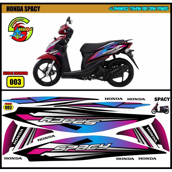 STRIPING VARIASI HONDA SPACY
