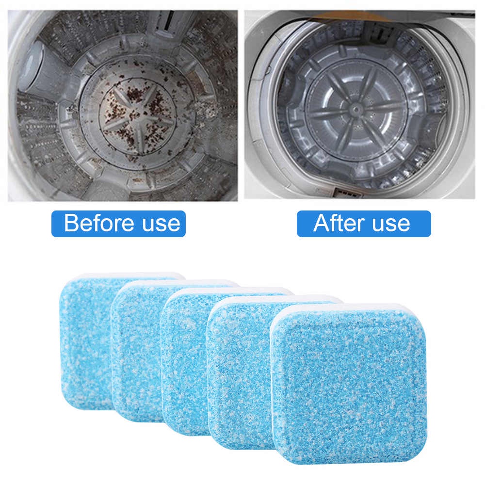 Paket 10 Pcs Tablet Pembersih Mesin Cuci - Deep Cleaning Washing Machine Cleaner Tablet