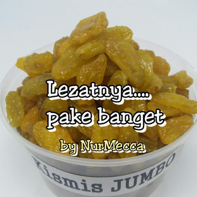 

Oleh-oleh Haji Kismis Jumbo 250 gr Anggur Manis Tanpa Biji Cemilan Sehat