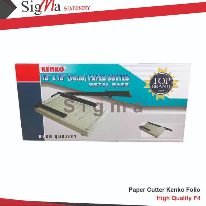 

[[BISA COD]] Paper Cutter Kenko-Alat-Mesin Pemotong Kertas Folio High Quality f4