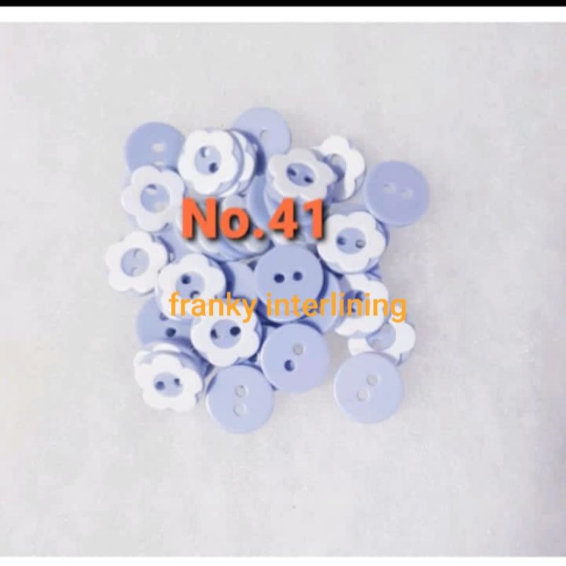 KANCING BAJU TIDUR ANAK 2 LOBANG ISI 12 BUAH