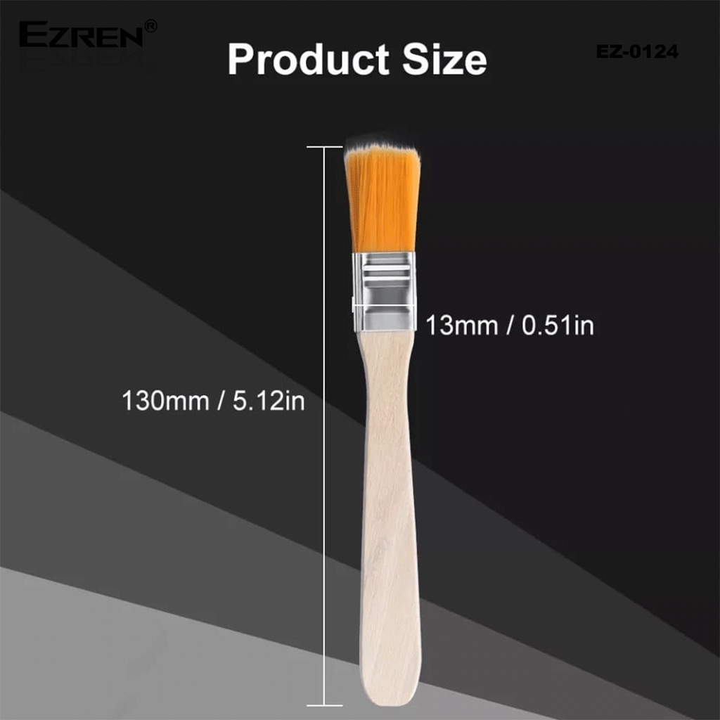 Ezren EZ-0124 Cleaning Brush Kuas Cat Air Minyak Lukis