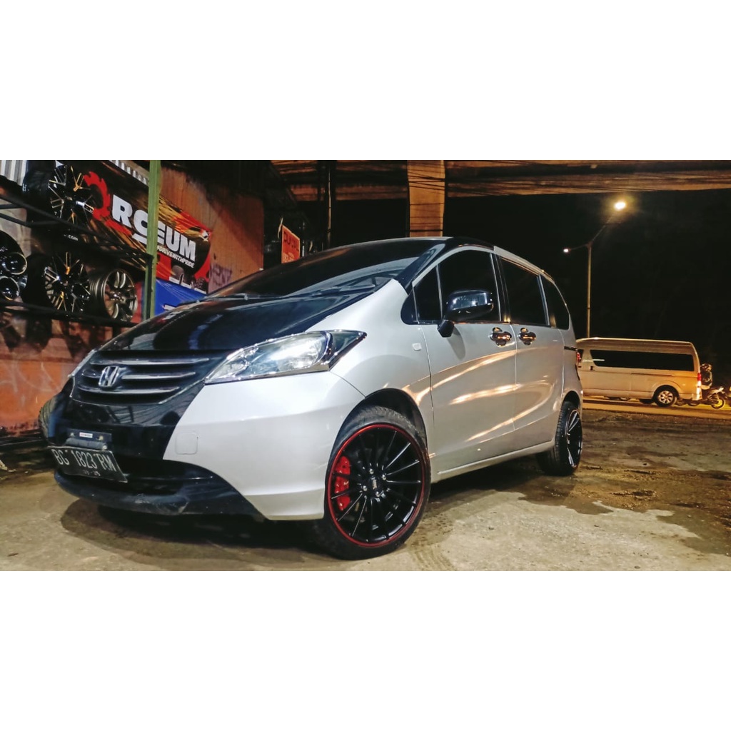 velg mobil ring 17 hsr tsukuba cocok untuk mobil  honda freed [ celong
