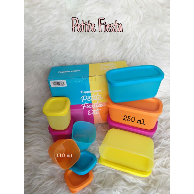 petite fiesta tupperware promo 1 set
