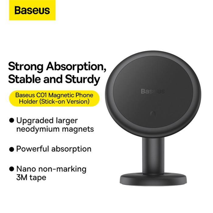 Baseus Magnetic Car Mount Phone Holder Mobil 360 Universal Dashboard