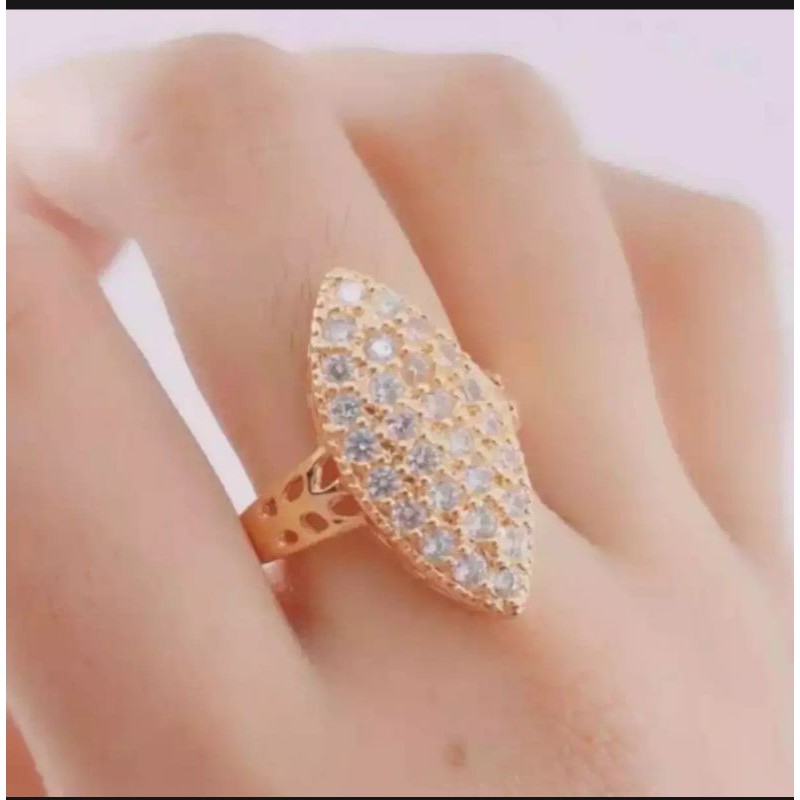 Cincin markis mata gold lapis emas24k