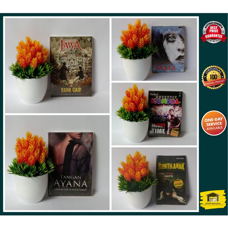 PAKET 5 BUKU Novel Horor Kisah Tanah Jawa Bank Gaib (2)