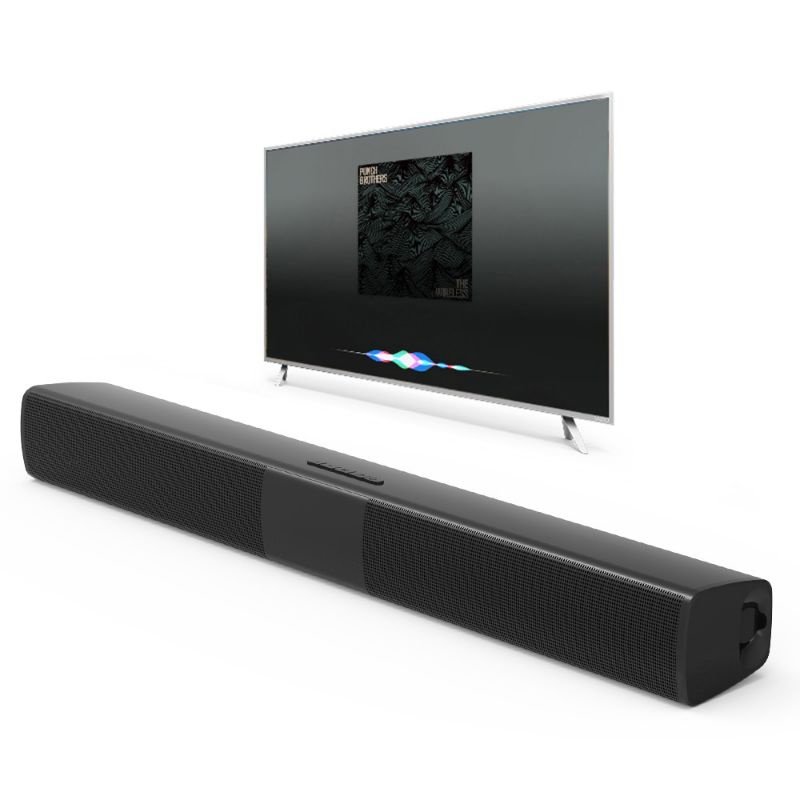 Soundbar Bluetooth Speaker Home Theater Stereo Bass Subwoofer 20W