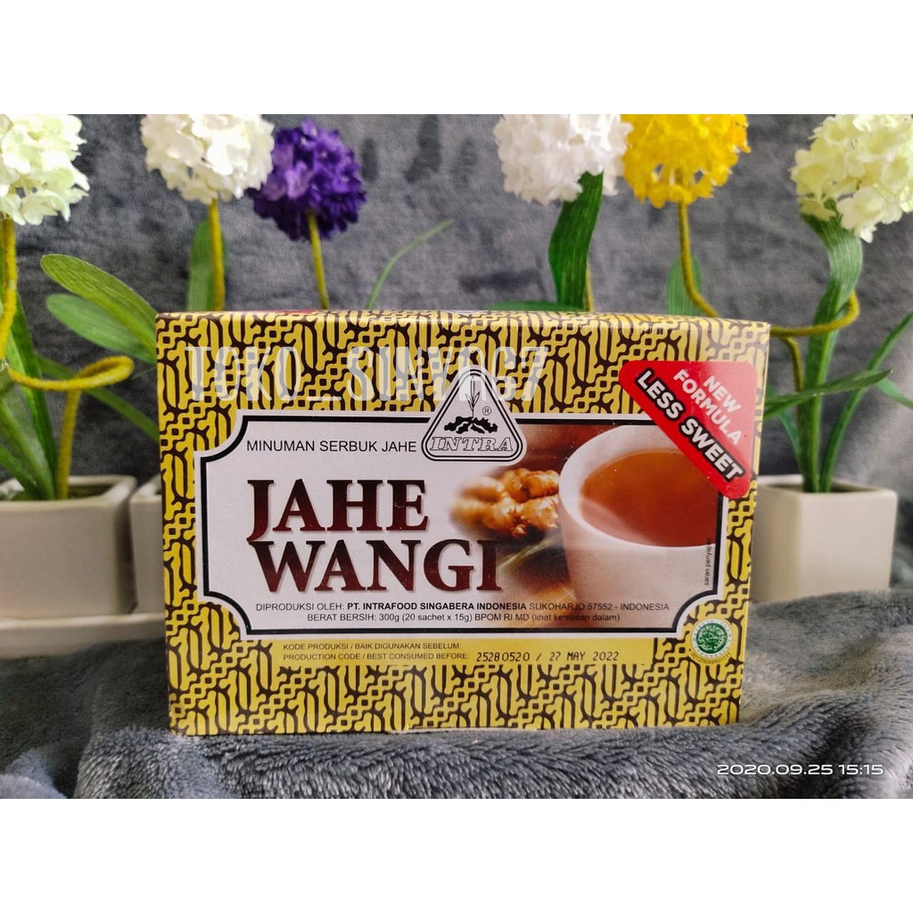 

INTRA JAHE WANGI 20 SACHETS BOX BESAR