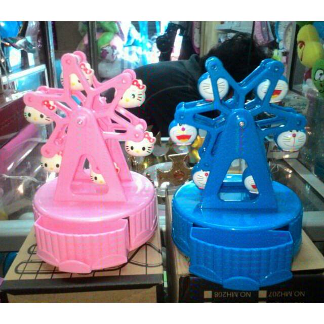 Kotak Musik Kincir Hellokitty Doraemon / Kotak Musik Bianglala / Box Music